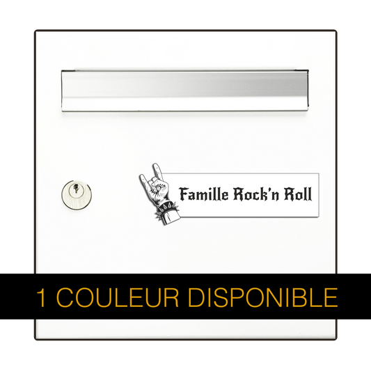 Engraving Original ROCK 3D Mailbox Plate