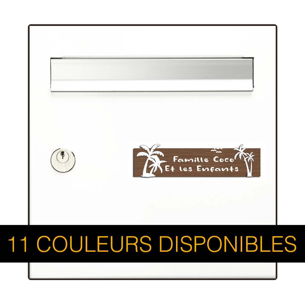 Engraving Plate Original Letterbox Tropic 3D