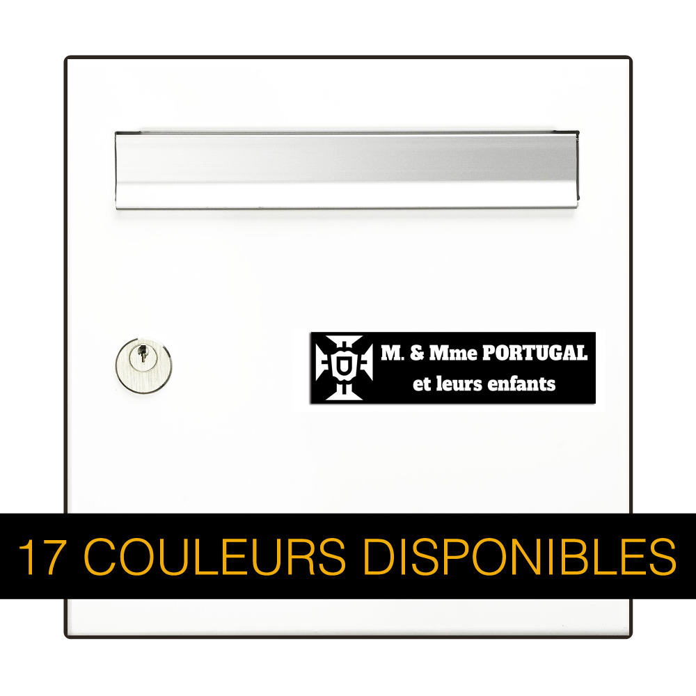 Portugal Mailbox Plate