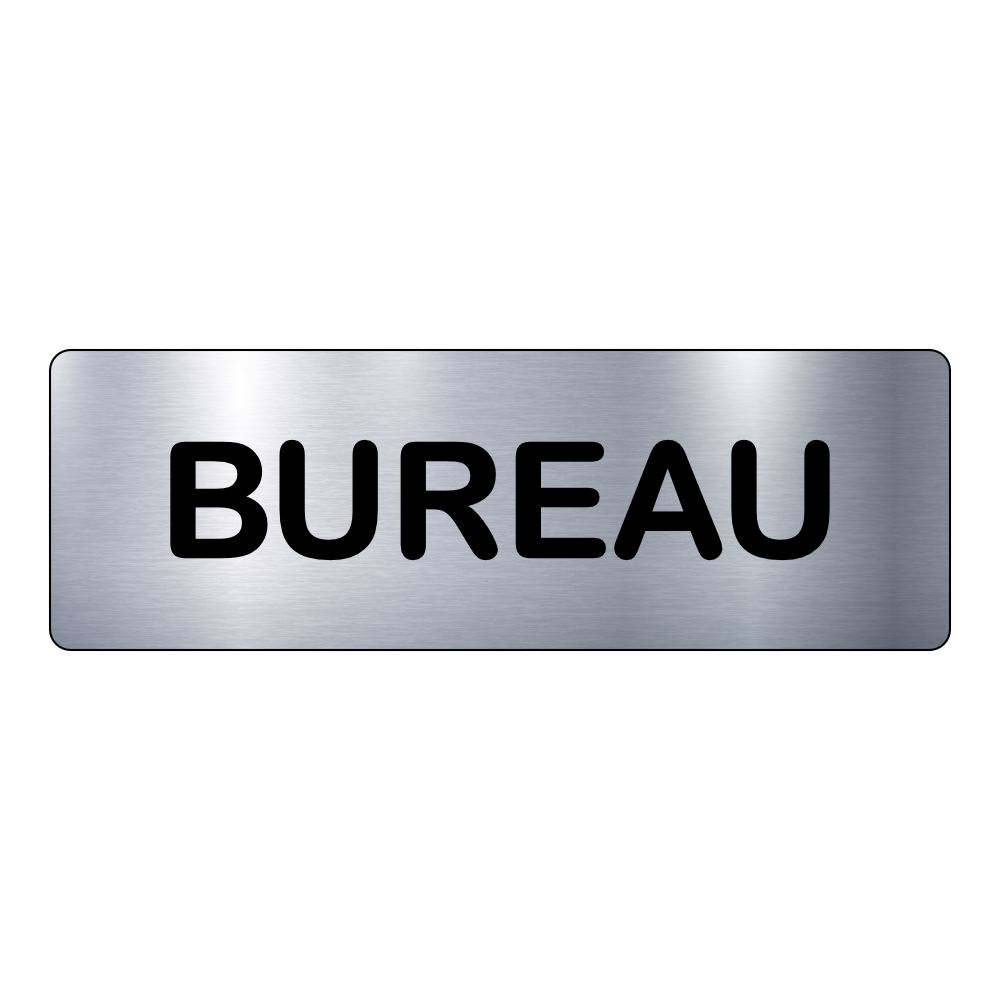 Plaque Bureau – Signalétique Adhésive Gravée Professionnelle