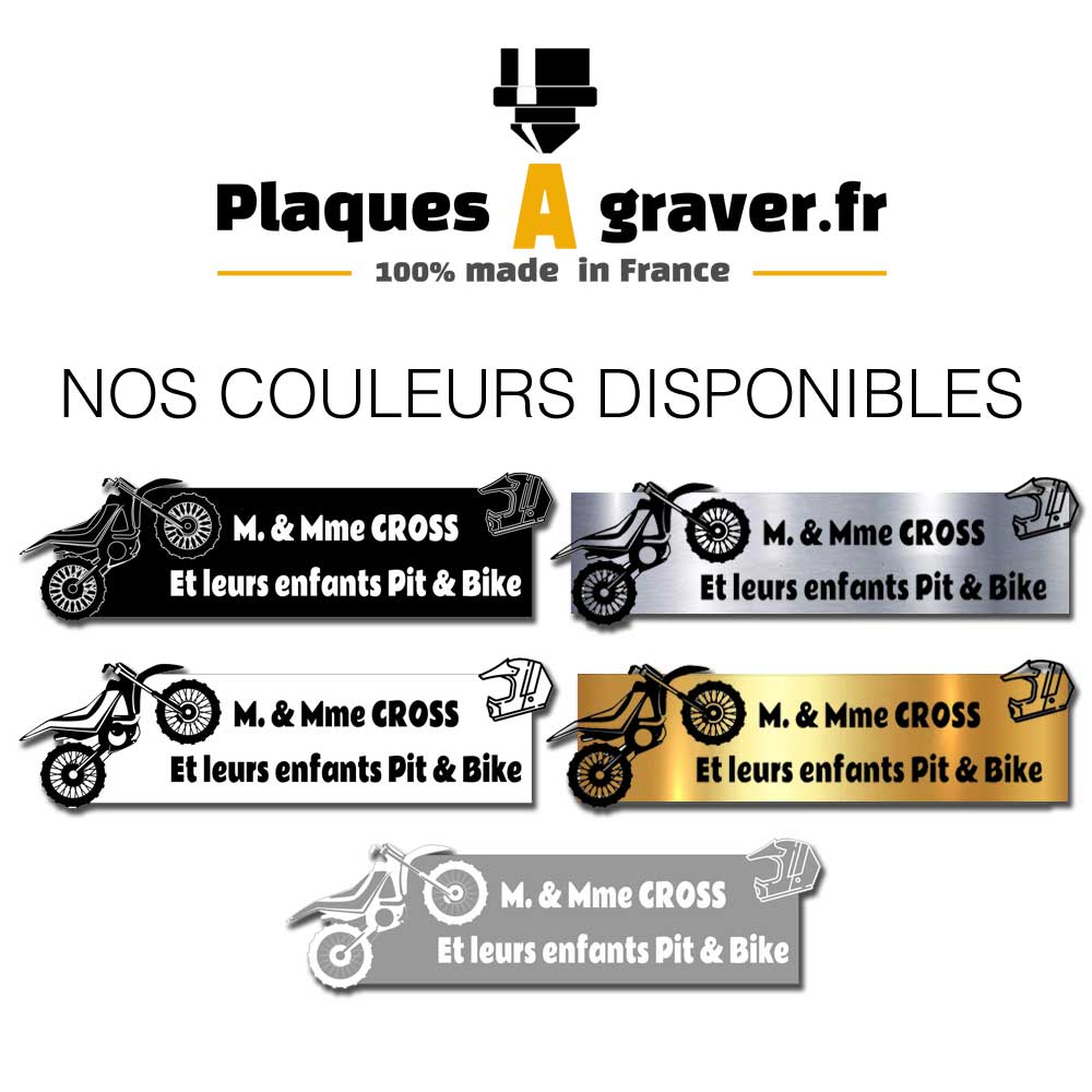 Engraving Original Letterbox Plate Super Cross 3D