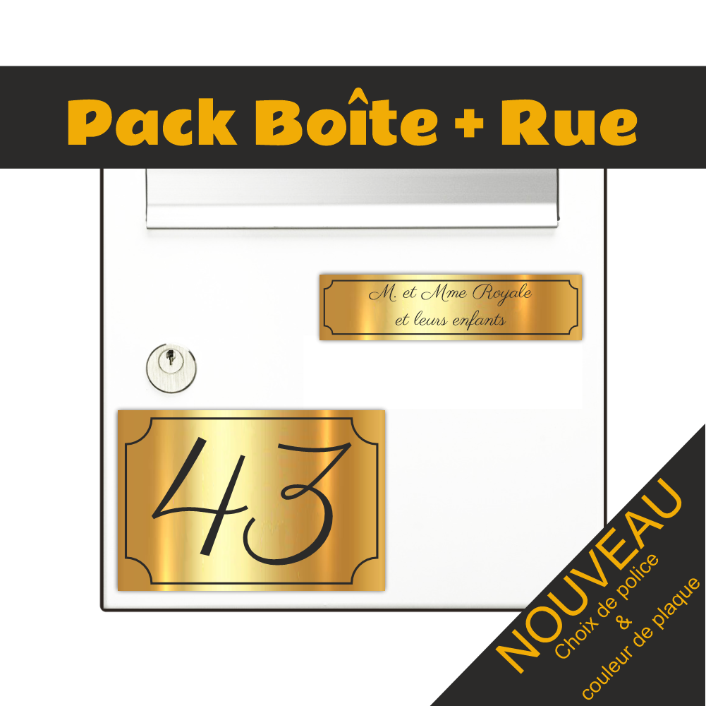 Letter Box and Street Number Plate Tradition 1