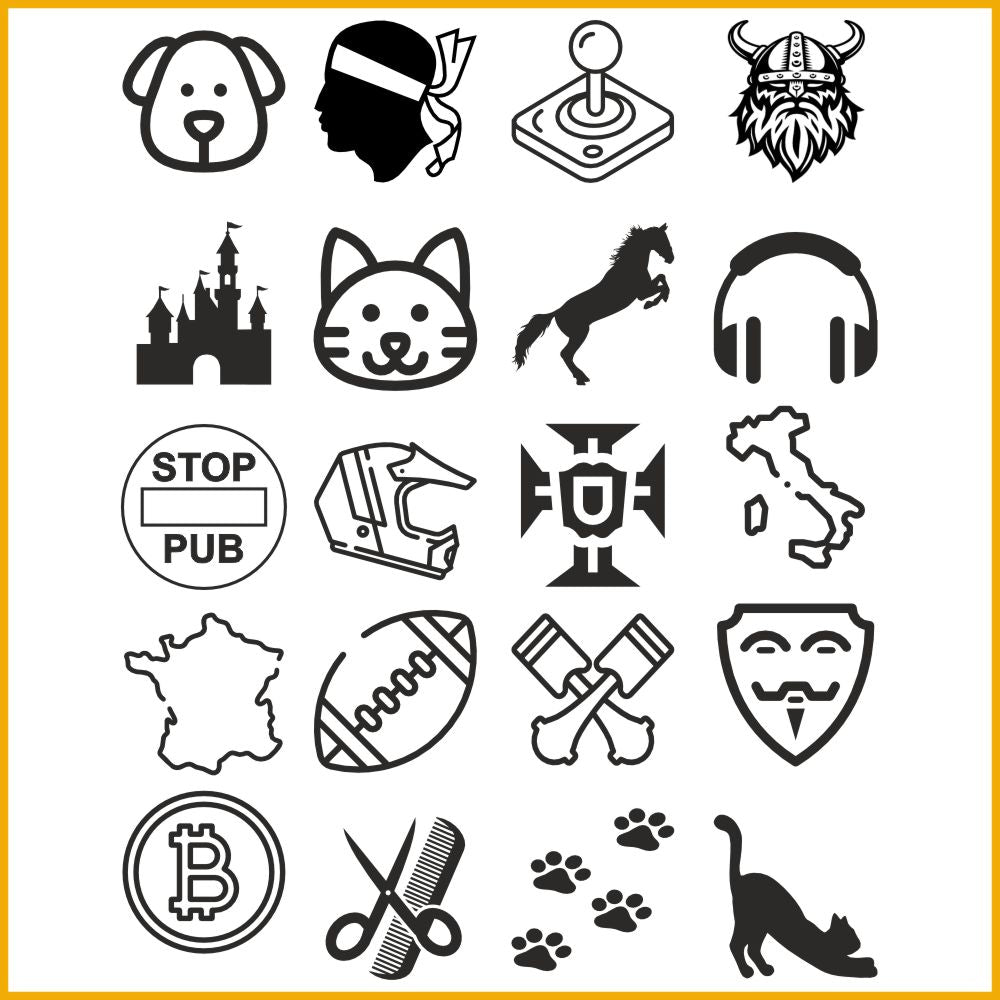 Letterbox and Street Number Plaque - 20 Logos to choose from