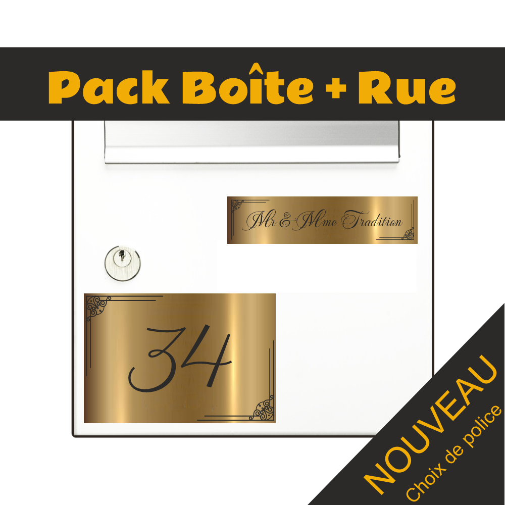 Letter Box and Street Number Plate Tradition 2