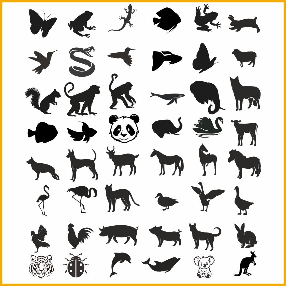 Plaque Boite aux Lettres et Numéro de Rue Animaux 50 Logos au choix