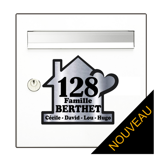 Engraving Letterbox Plate 3D House Number