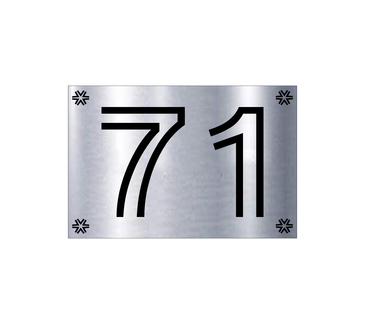 Street Sign, House Number MANHATTAN 11 colors