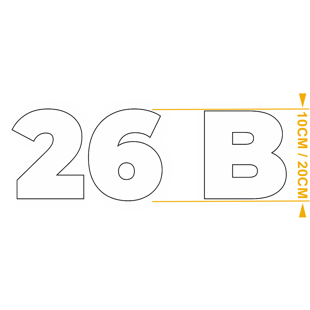 Chiffres et Lettres Montserrat Blanche – Adhésifs Découpés