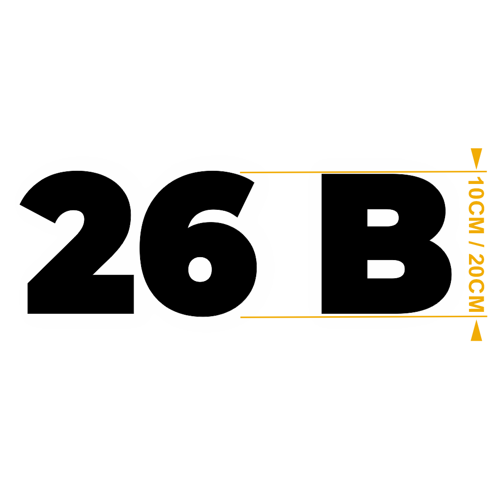 Chiffres et Lettres Montserrat Noir – Adhésifs Découpés