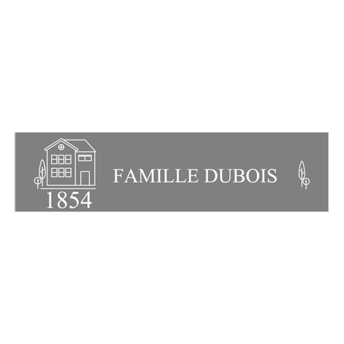 Large House Mailbox Plaque + Number