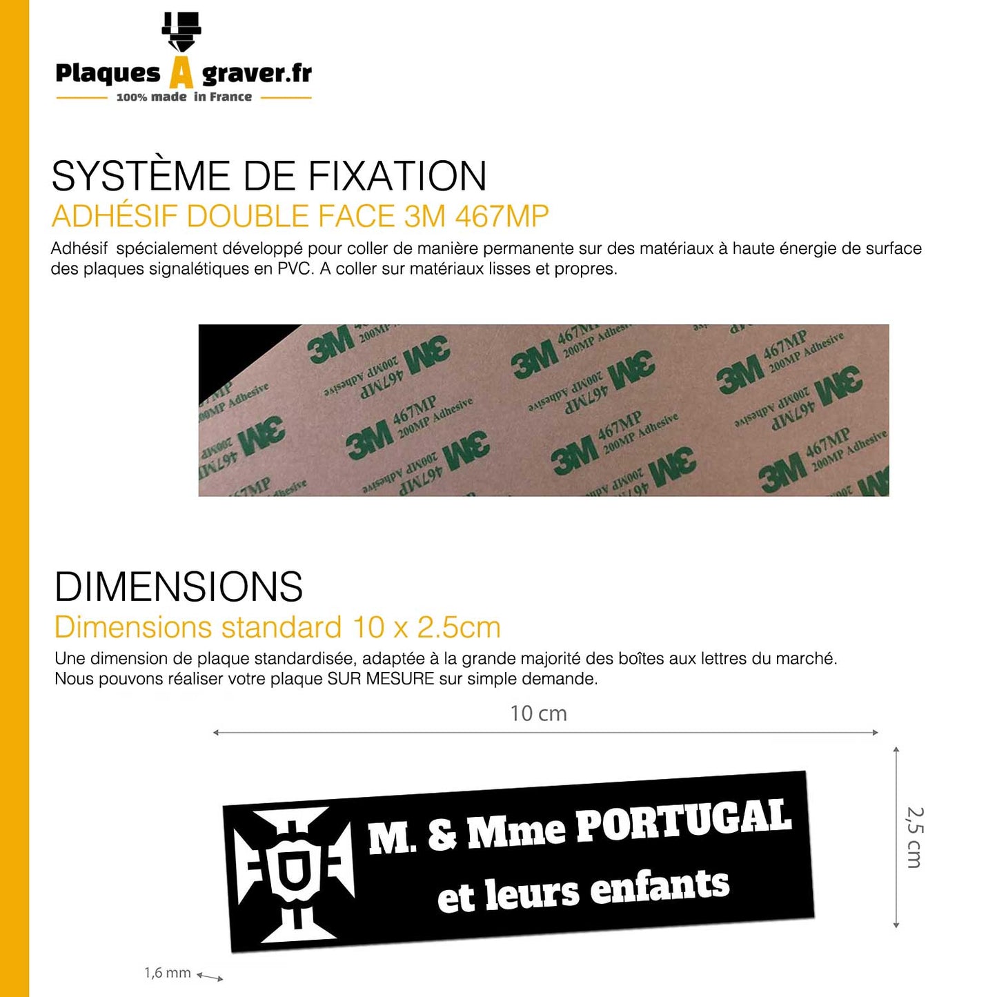 Portugal Mailbox Plate