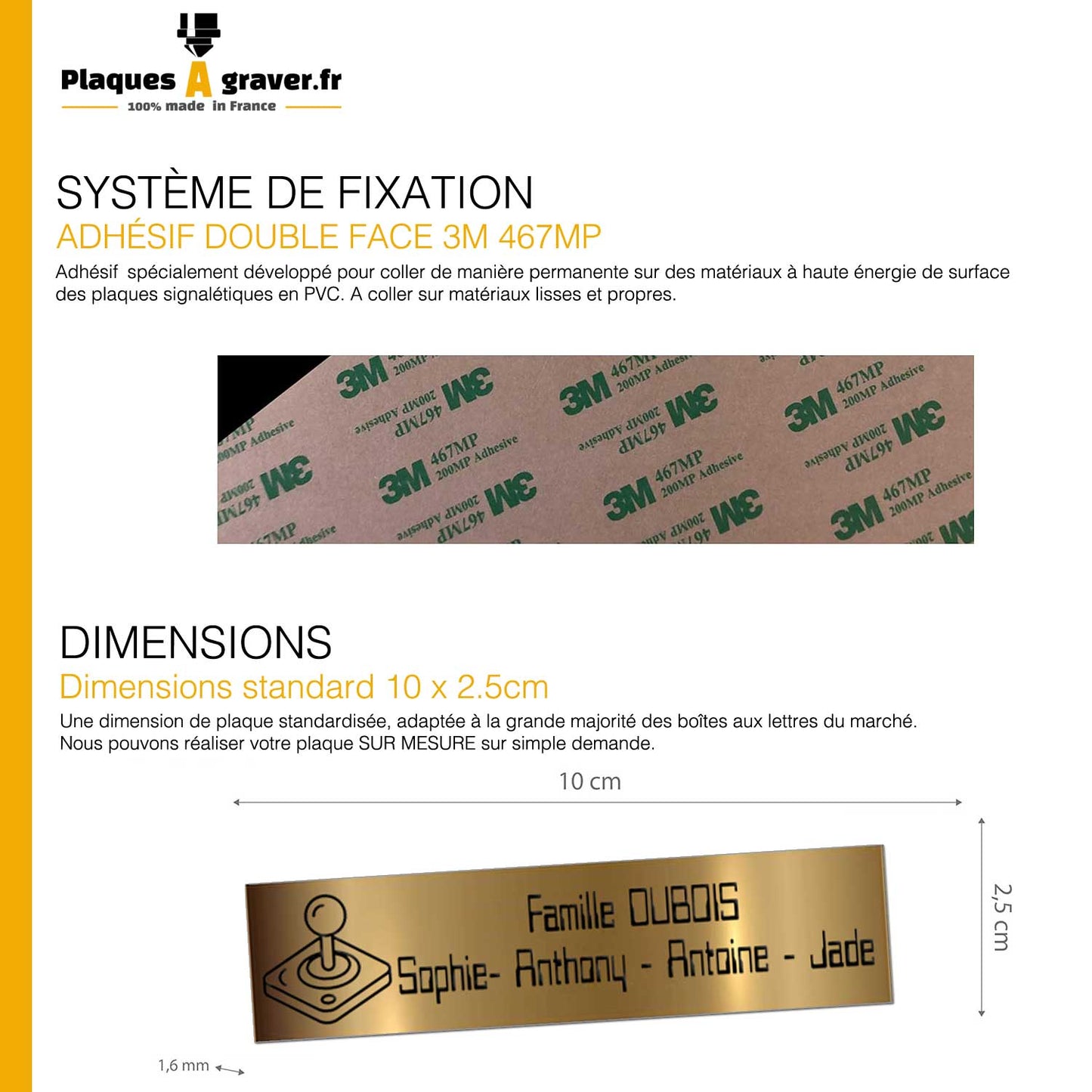 Plaque Boîte aux Lettres Adhésive – Rétro Gaming