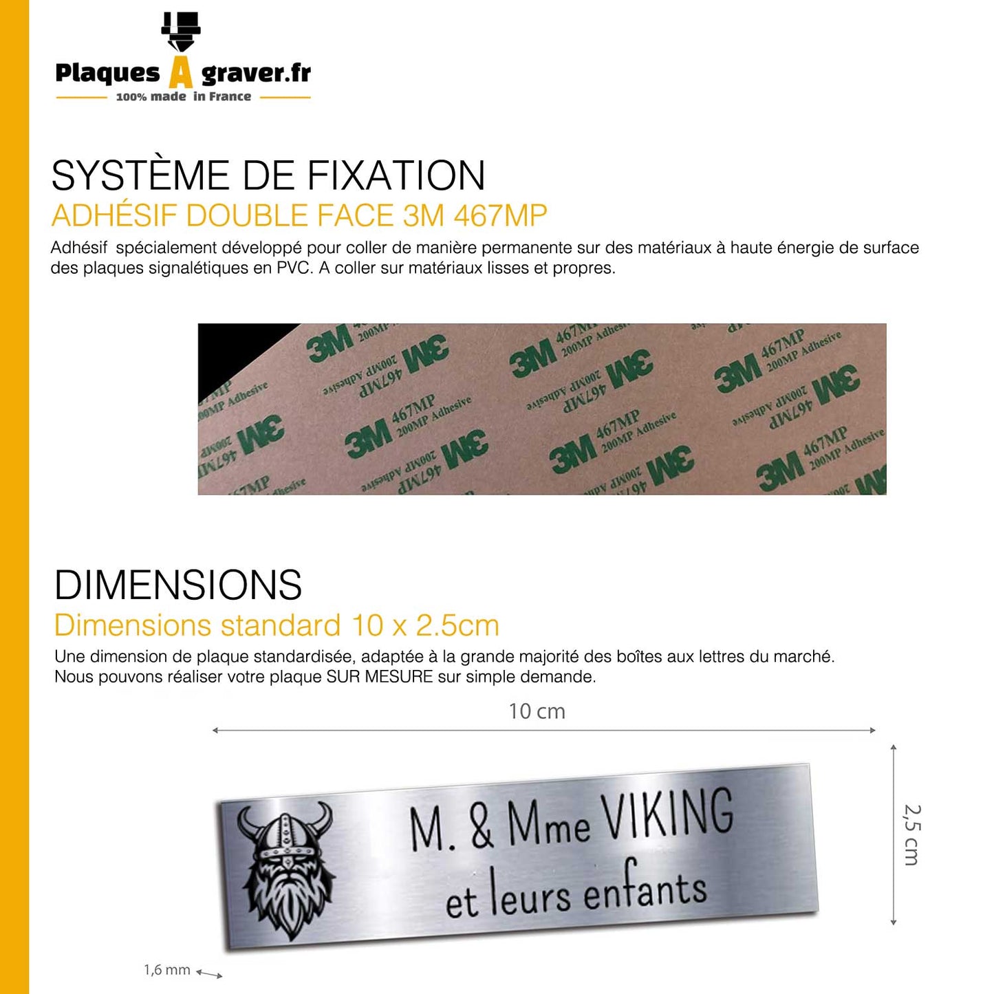 Viking Mailbox Plaque