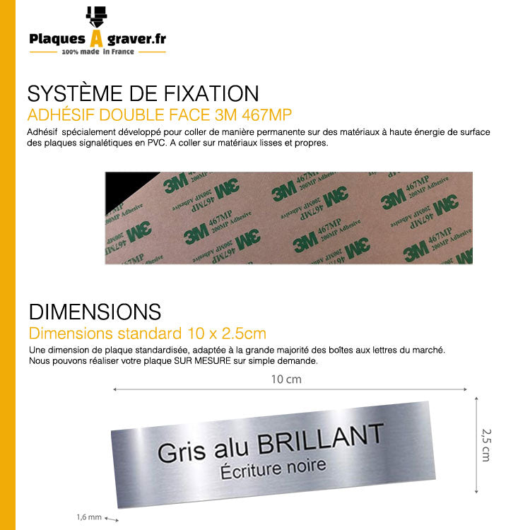 Standard Mailbox Plates