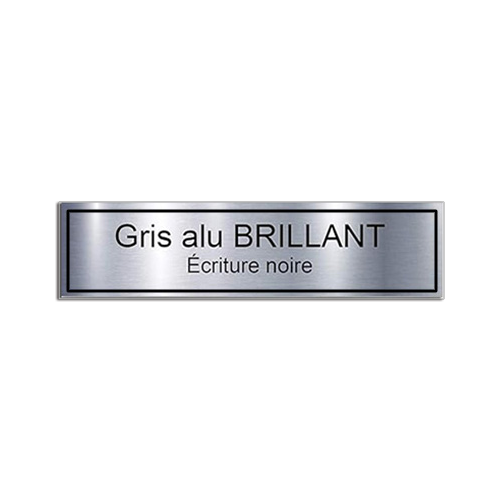 Plaque Décorative pour Boite aux Lettres Gravure Noire - PlaquesAgraver.fr