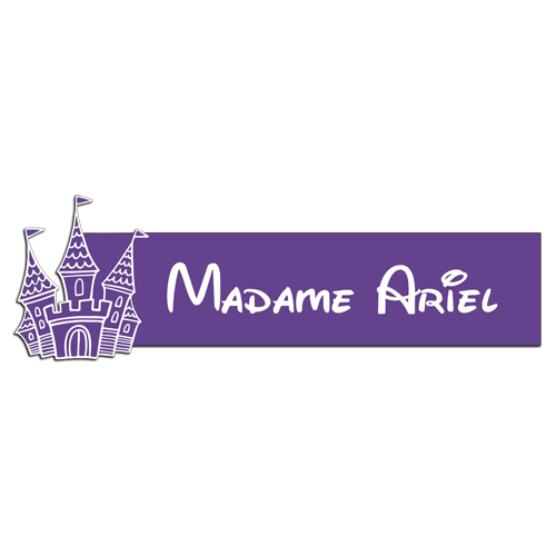 Engraving Plate Original Mailbox Princess Castle 3D