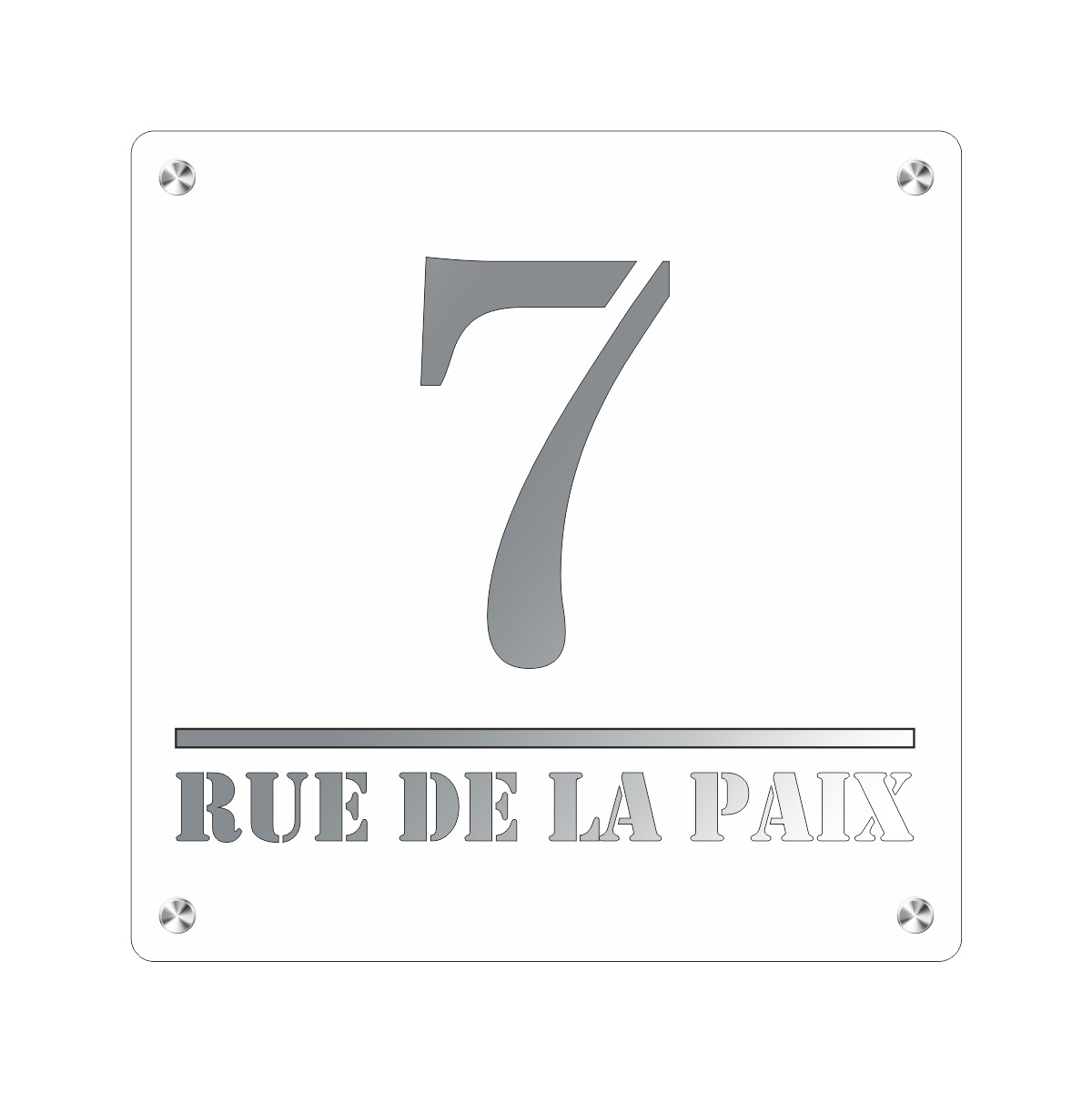 NEW ! Premium S1 street sign 18cmx18cm Acrylic 6mm