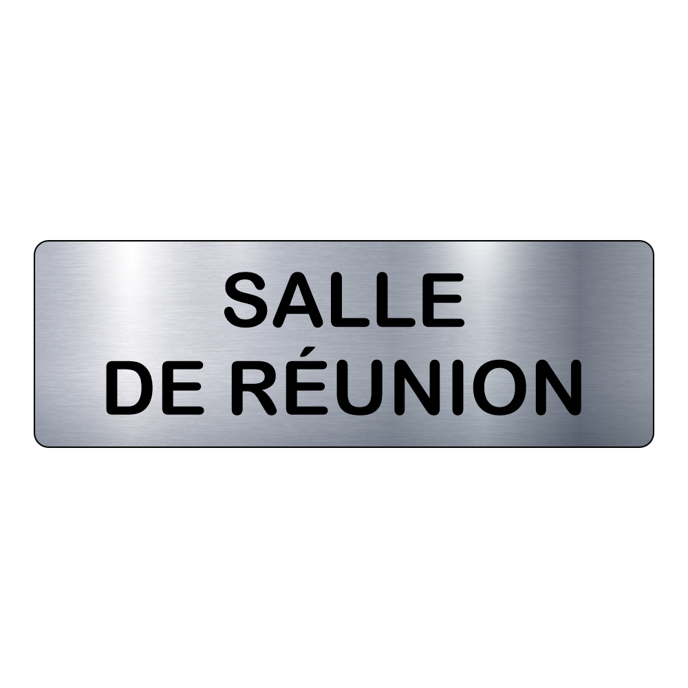 Plaque Salle de Réunion – Signalétique Adhésive Gravée
