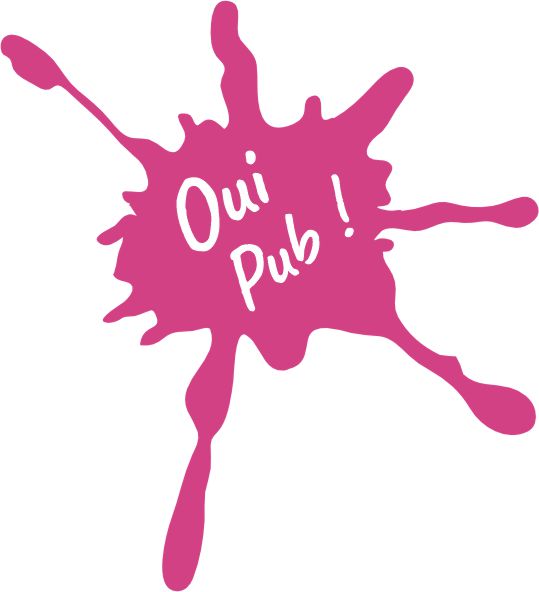 Plaque 3d Splash Oui Pub ou Non Pub Disponible en 7 couleurs - PlaquesAgraver.fr