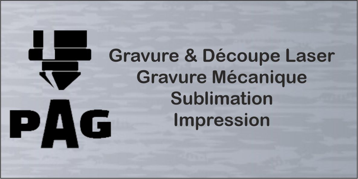 Plaque Gravée Sur Mesure Avec Logo & Texte Noir - 10cm x 5cm