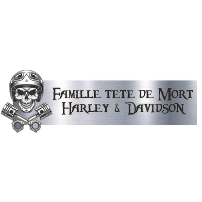 Engraving Original Letterbox Plate 3D Skull 