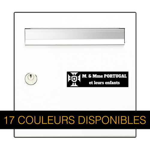 Portugal Mailbox Plate 