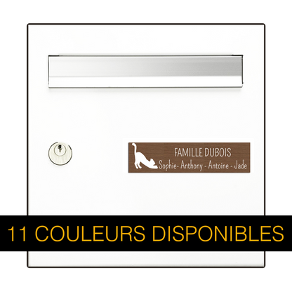 Plaque Boite aux Lettres Chat Catwoman