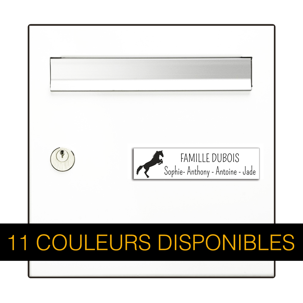 Plaque de Boite aux Lettres Cheval