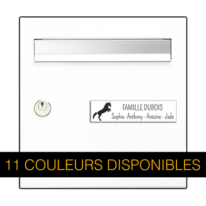 Plaque de Boite aux Lettres Cheval