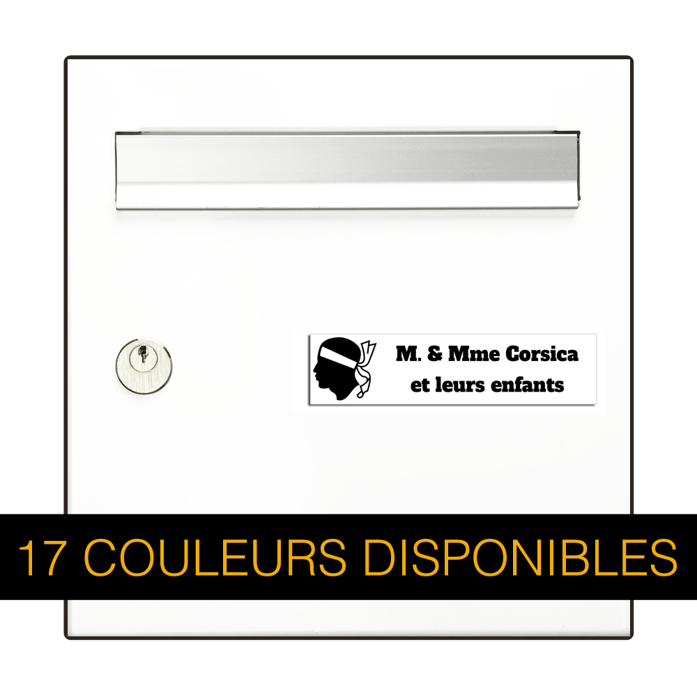 Plaque Boite aux Lettres Corse