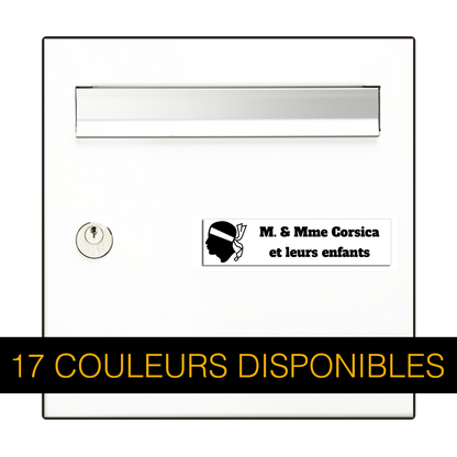 Plaque Boite aux Lettres Corse