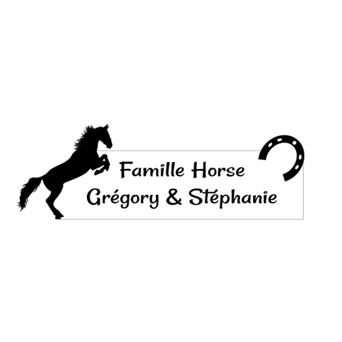 Engraving Plate Original Mailbox Horse 3D