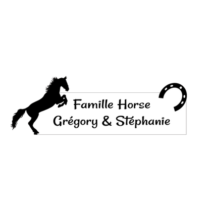 Engraving Plate Original Mailbox Horse 3D