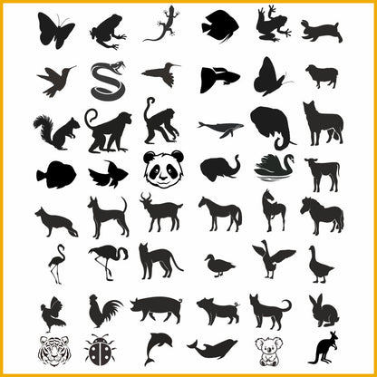 Plaque Boite aux Lettres et Numéro de Rue Animaux 50 Logos au choix