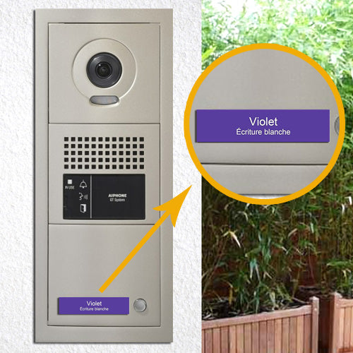 Doorbell Apartment Doorbell Intercom Purple