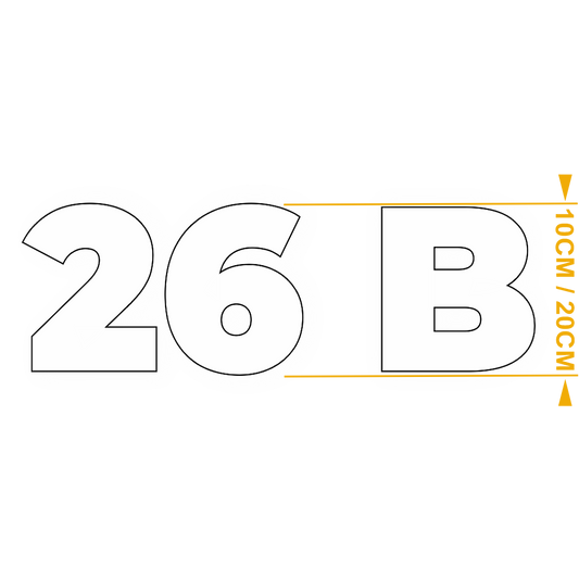 Chiffres et Lettres Montserrat Blanche – Adhésifs Découpés