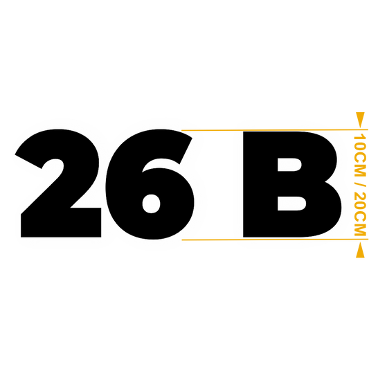 Chiffres et Lettres Montserrat Noir – Adhésifs Découpés