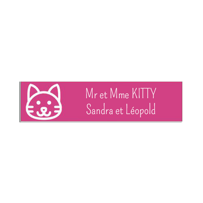 Plaque Boite aux Lettres Chat Kitty