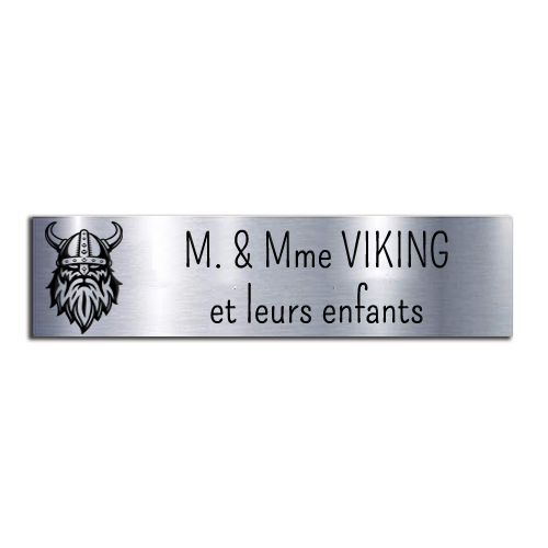 Viking Mailbox Plaque 