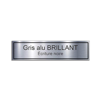 Plaque Décorative pour Boite aux Lettres Gravure Noire - PlaquesAgraver.fr