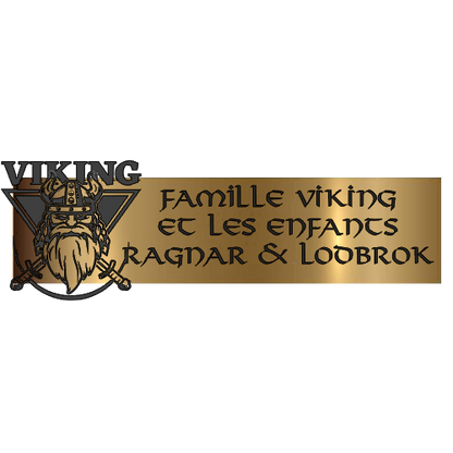 Original Viking 3D Mailbox Plate Engraving
