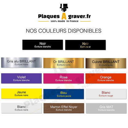 Plaque Boite aux Lettres Corse