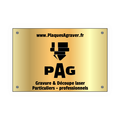 Plaque Professionnelle avec Logo Grand Format – Adhésive ou à fixer