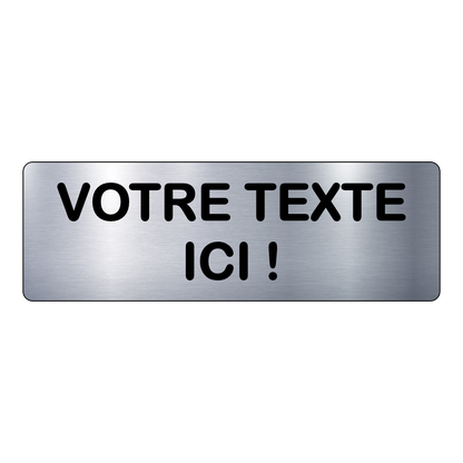 Plaque Signalétique Adhésive A Personnaliser