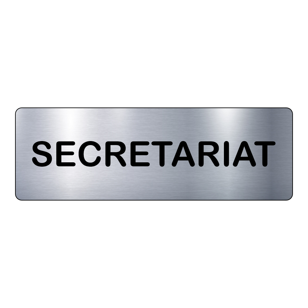 Plaque Secrétariat – Signalétique Adhésive Gravée