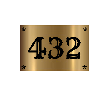 Street Sign, House Number VERSAILLES 11 colors