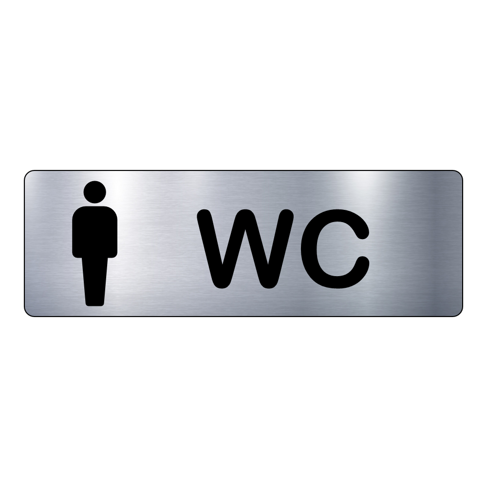 Adhesive Men's Toilet Door Panel - Signage For Professionals