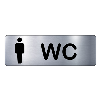 Adhesive Men's Toilet Door Panel - Signage For Professionals