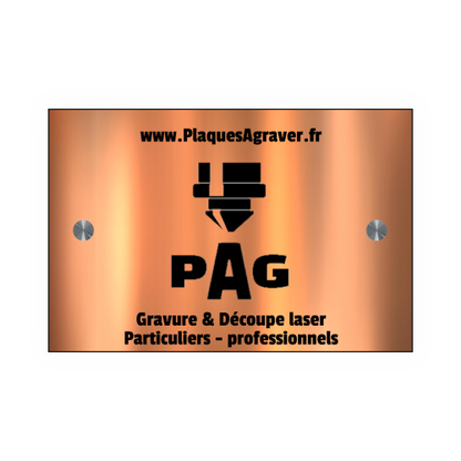 Plaque Professionnelle avec Logo – 150×100 mm – Adhésive ou à fixer