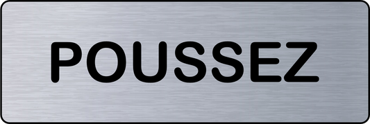 Door Panel Push Adhesive - Signage For Professional